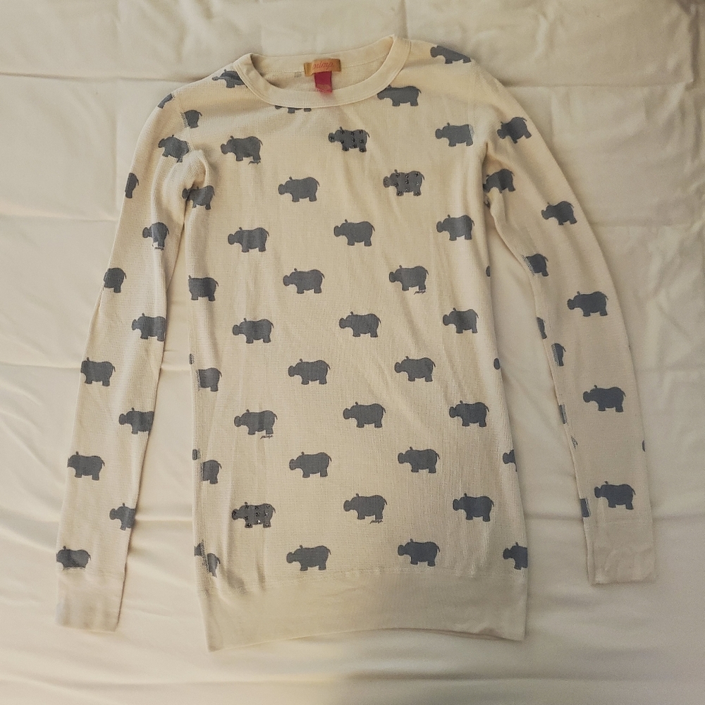 Primp Retro Yellow Hippos Thermal P XS